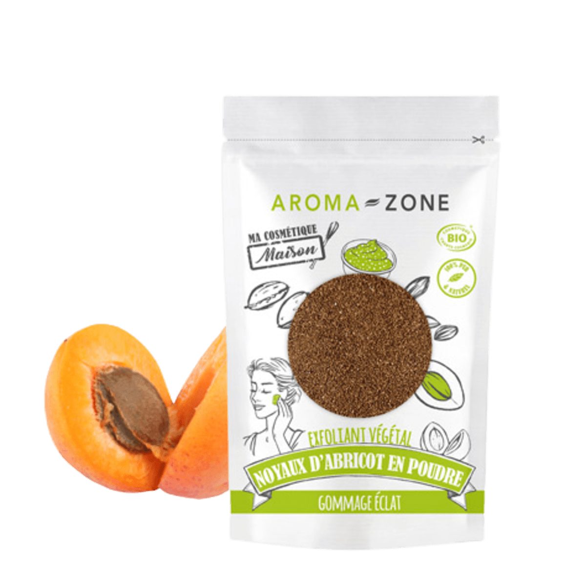 Aroma-Zone Organic Apricot Kernel Powder Exfoliant