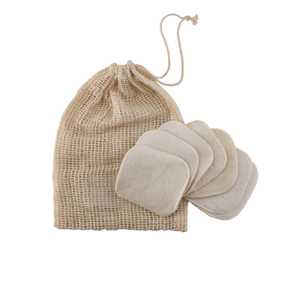 Organic cotton washable squares and pouch - Image 2