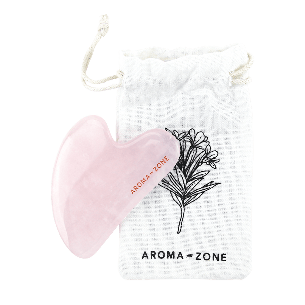Pink quartz Gua Sha facial accessory - Image 2
