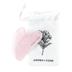 Pink quartz Gua Sha facial accessory - Image 2