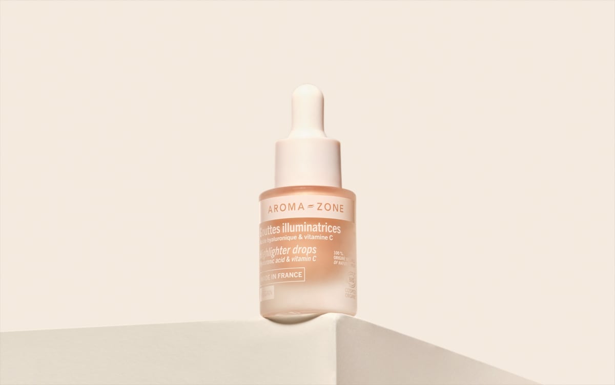 Illuminating Drops: Vitamin C & Hyaluronic Acid - Aroma Zone