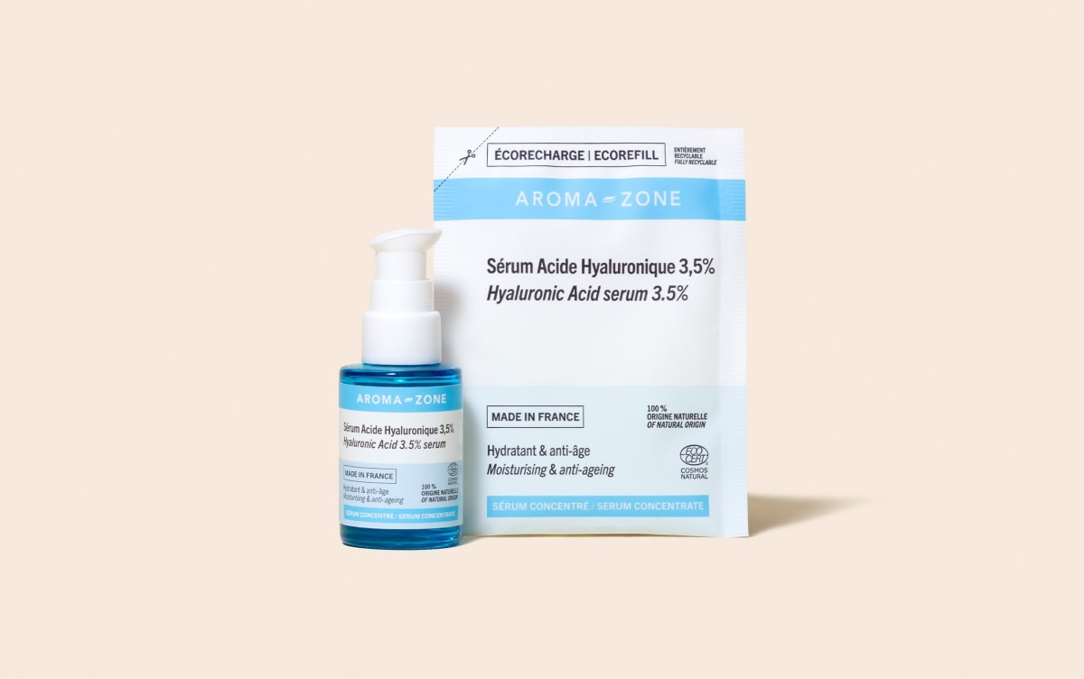 Hyaluronic Acid Serum Eco Kit + eco-refills – Aroma-Zone - Image 2