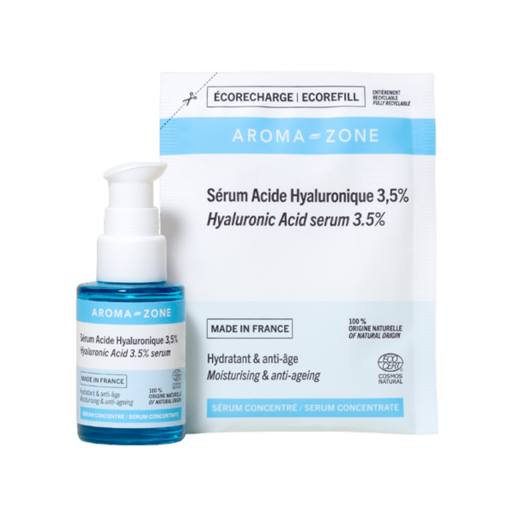 Hyaluronic Acid Serum Eco Kit + eco-refills – Aroma-Zone - Image 3