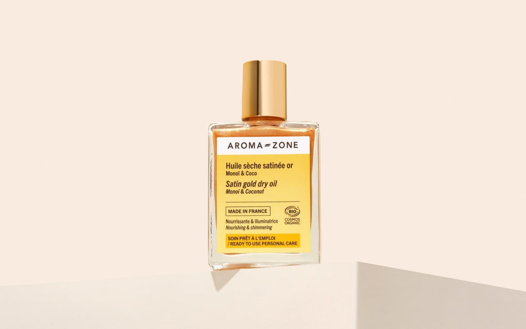 Organic Glitter Body Oil - Satin Gold